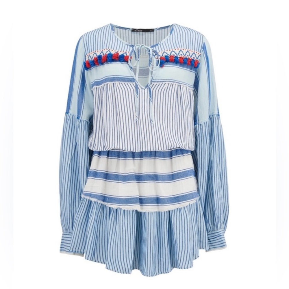 Devotion Leto dress. Beautiful ruffled dress. Medium. GREAT condition! Darling!